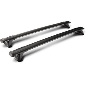 Yakima ThruBar Black roof bars for Kia Sorento R, 2010-2014 (raised rails)