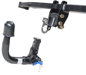 Carlig de remorcare Bmw Seria 7 Sedan F01 2008-2016 Demontabil Vertical Hakpol - Img 4