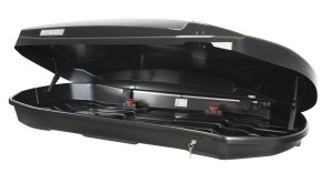 Cutie portbagaj Menabo Satellite 550 DUO ABS Black CRAB, 198x94x36 cm - Img 2