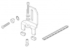 Kit de prindere Menabo Fix Point FIX206FP pentru bare transversale Delta / Omega