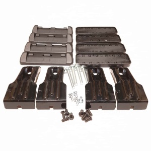 Menabo Delta Silver roof bars for Audi A6 (4F), 4-door, 2004-2011 (cars without roof rails) - Img 11