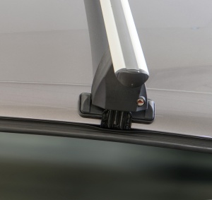 Menabo Delta Silver roof bars for Nissan Juke, 5 doors, model 2010-2019