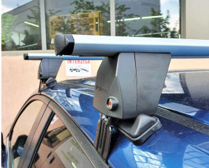Menabo Delta Silver roof bars for Nissan Leaf (ZE0), 5 doors, model 2016-2018 - Img 8
