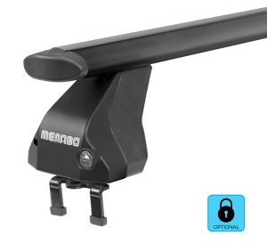 Menabo Omega Plus Black roof bars for Mitsubishi ASX, 5 doors, model 2013+ - Img 2