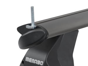 Menabo Omega Plus Black roof bars for Nissan Micra (K12), 5 doors, model 2002-2010 - Img 7