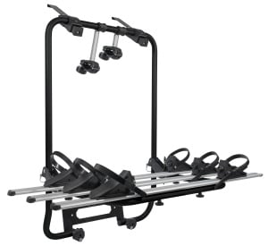 Menabo Shadow Black vehicle-specific tailgate bike rack for VW Transporter T5 2003-2015