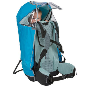 Rain cover for child carrier backpacks, Thule Sapling Child Carrier, Light Blue - Img 4