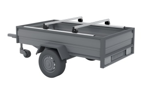 Roof bars - + Sine roof rails Menabo with mounting on remorca - Img 3