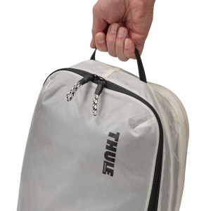 Saculet de depozitare cu 2 compartimente, Thule, Compression Packing Cube mediu, alb - Img 6