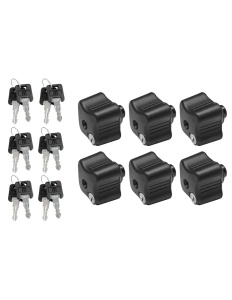 Set 6 butoane antifurt Menabo pentru suporturi de biciclete