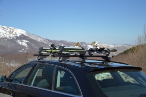Ski & snowboard rack Menabo Iceberg Double roof-bar mounted, 8 pairs ski / 4 snowboard - Img 7