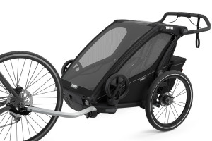 Thule Chariot Sport 2 multisport trailer for 1-2 children, Midnight Black - Img 2