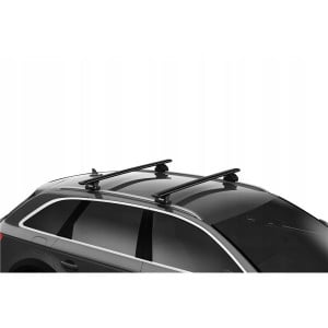Thule Evo Flush Black roof bars for Jaguar XF (X250) Sportbrake 2008-2015 - Img 3