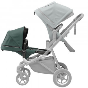 Thule Sleek Sibling Seat accessory - additional seat for Thule Sleek, Mallard Green - Img 3