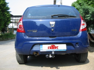 Tow bar - Dacia Sandero Stepway Hatchback 2009-2012 Semi-detachable Hook - Img 3