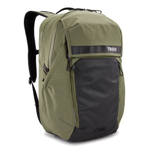 Urban backpack with laptop compartment, Thule Paramount Commuter, 27L, Olive Green