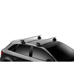 Bare transversale Thule Evo Clamp Silver pentru Mercedes A (W168), 5 usi, model 1997-2004 - Img 4