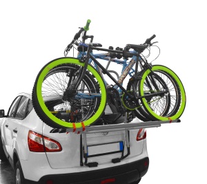 Bike rack Menabo Steel Bike 3 for 3 bikes tailgate mounted/boot