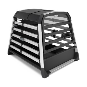 Cusca auto pentru caini Thule Allax L Compact 770014, compatibila cu portbagaj cu prag, 70 x 69 x 87-93 cm