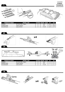 Kit de prindere Menabo FIX065G pentru bare transversale Tema / Tema Aluminiu