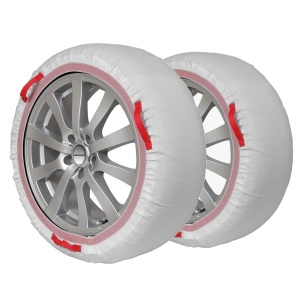 Lanturi auto textile, huse antiderapante 155/65 R17, Menabo Snow Socks, omologate, T53