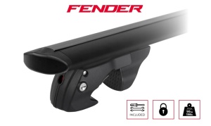 Menabo Fender Black roof bars for Saab 9-4 X 2010-2011 - Img 8