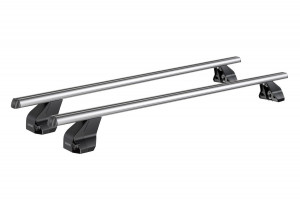 Menabo Omega Aluminium roof bars for BMW Serie 3 (E90), 4 doors, model 2005-2012