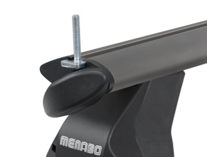 Menabo Omega Plus Black roof bars for Saab 900, 5 doors, model 1991-1997 - Img 7
