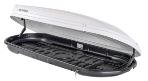 Roof box Menabo Mania 400 ABS White, 164x79x36cm - Img 2