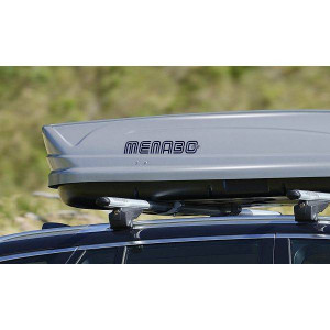 Roof box Menabo Mania 460 ABS Silver, 195x79x36cm - Img 7