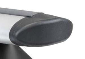 Set capace pentru barele transversale Menabo Fender / Omega Aluminiu Plus - Img 2
