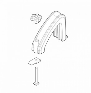 Suport fixare scara auto Menabo Cargo Holder pe bare - Img 9
