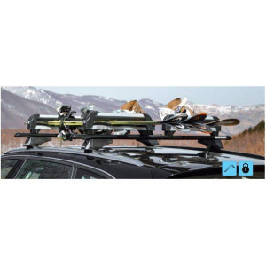 Suport ski/snowboard Menabo Iceberg Double pe bare transversale, 8 perechi ski / 4 snowboard - Img 3