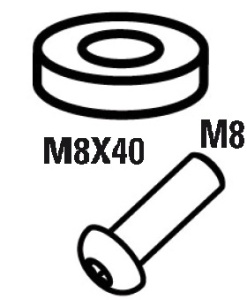 Suruburi pentru suportul de fixare al kiturilor Menabo Fix Point