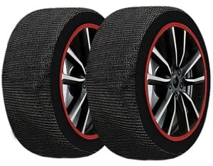Textile snow chains, anti-slip covers 245/40 R17, Maranello Super X 3D, certified, M
