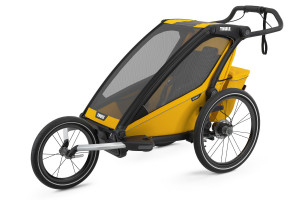 Thule Chariot Sport 1 multisport trailer, Spectra Yellow - Img 3
