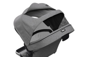Thule Sleek Sibling Seat accessory - additional seat for Thule Sleek, Grey Melange - Img 2
