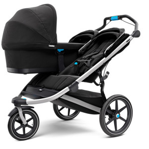 Thule Urban Glide 2 Double stroller, Aluminium/Jet Black - Img 2