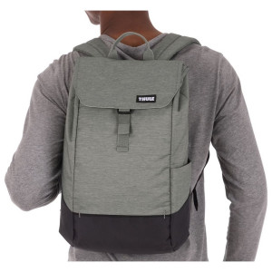 Urban backpack with laptop compartment, Thule Lithos, 16L, Olive green - Img 5