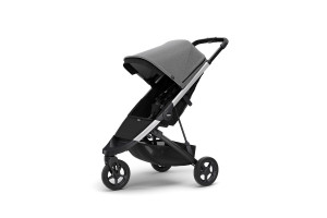Canopy for Thule Spring stroller, CANOPY GREY MELANGE - Img 2