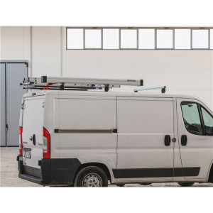 Cutie Menabo pentru transport tubulatura, tevi, profile 3m pe bare transversale - Img 3