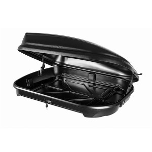 Cutie portbagaj MatBox Dark 320L, Neagru Mat, 128x90x38 cm - Img 3