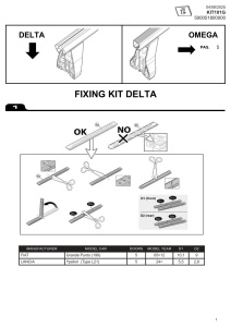 Kit de prindere Menabo KIT101G pentru bare transversale Delta / Omega