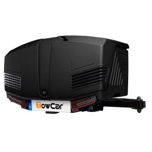 Roof box on tow bar Towbox Camper V3 Urban - model lung (for doors and hayoane of up to at 1910 mm)