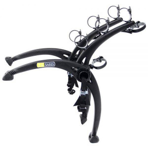 Saris Bones 3 rear bike rack for 3 bikes, strap-on (tailgate or boot lid), black - Img 3