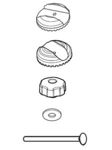 Set roti pentru suportul de biciclete Menabo Marius