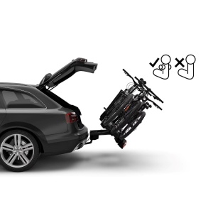 Suport biciclete Thule VeloCompact F cu prindere pe carligul de remorcare, pentru 3 biciclete - Img 6