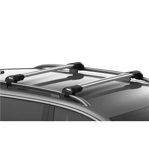Thule Evo Raised Edge Silver roof bars for Nissan Cefiro 1997-2003 - Img 13