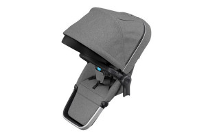 Thule Sleek Sibling Seat accessory - additional seat for Thule Sleek, Grey Melange