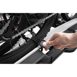 Thule VeloSpace XT 3 939 towbar bike rack for 3 bikes (13-pin) + Thule 9381 4th bike adapter - Img 5